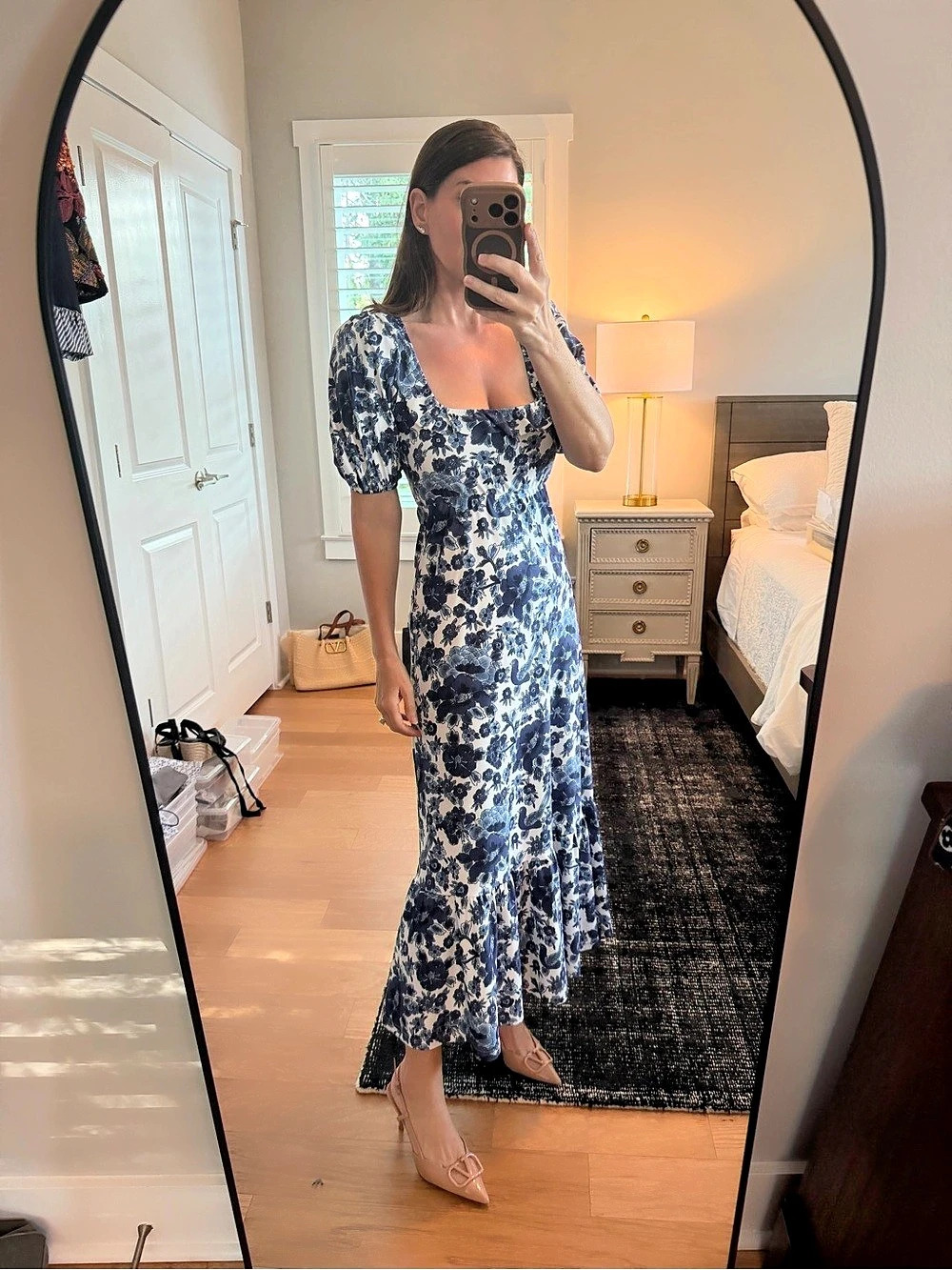 Smith & Quinn Elizabeth dress in dusty bloom Like New